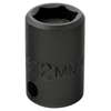 Proto® 3/8" Drive Metric High Strength Magnetic Impact Socket 12 mm - 6 Point 1/ea