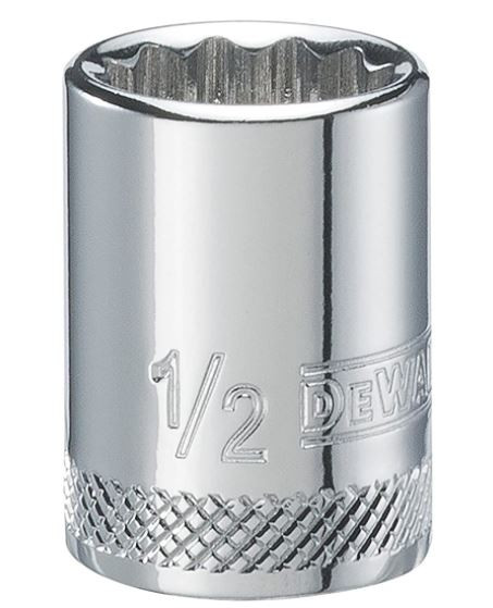 DEWALT 001Pc 38Dr Socket-12Pt-1/2