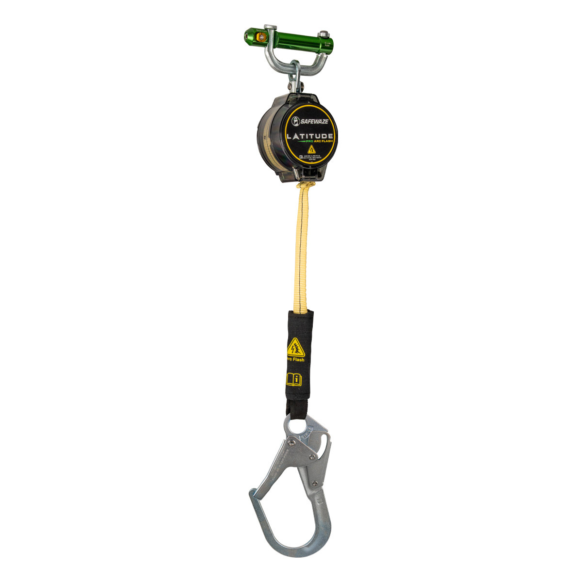 SafeWaze Latitude Pro Arc Flash 7' Single Web SRL: 9013 BWB, Rebar Hook