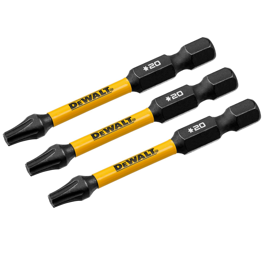 DW FLEXTORQ 3PK 2.25IN BITS FOR T20
