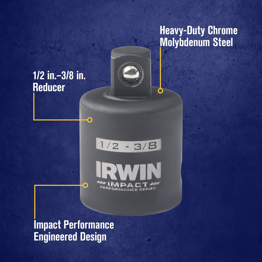 IRWIN IMPACT SOCK ADPT 1/2" TO 3/8" REDUCER