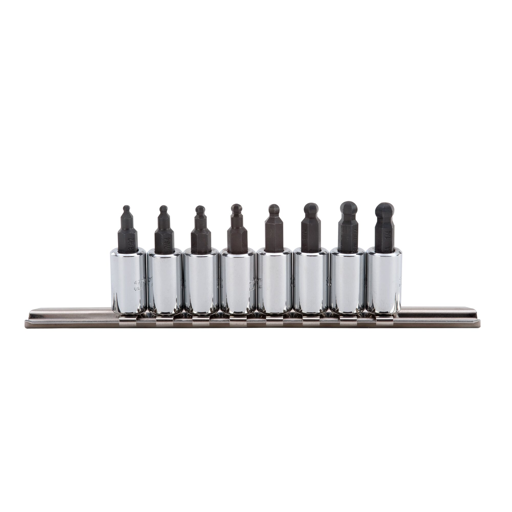 PROTO Set Hex Bit 1/4Dr 8Pc Ball End