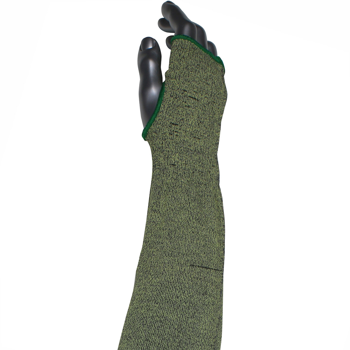 Kut Gard® S13ATAFR/4HA-EW-ES6T  Cut Resistant Sleeve, Size 22", Green, ANSI A4