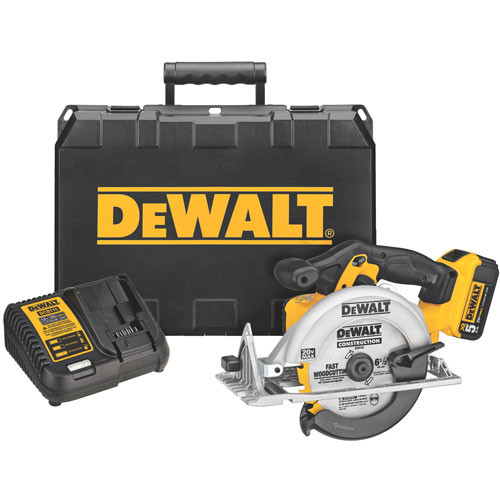 DEWALT 20V MAX* 6-1/2-Inch Circular Saw Kit, 5.0-Ah