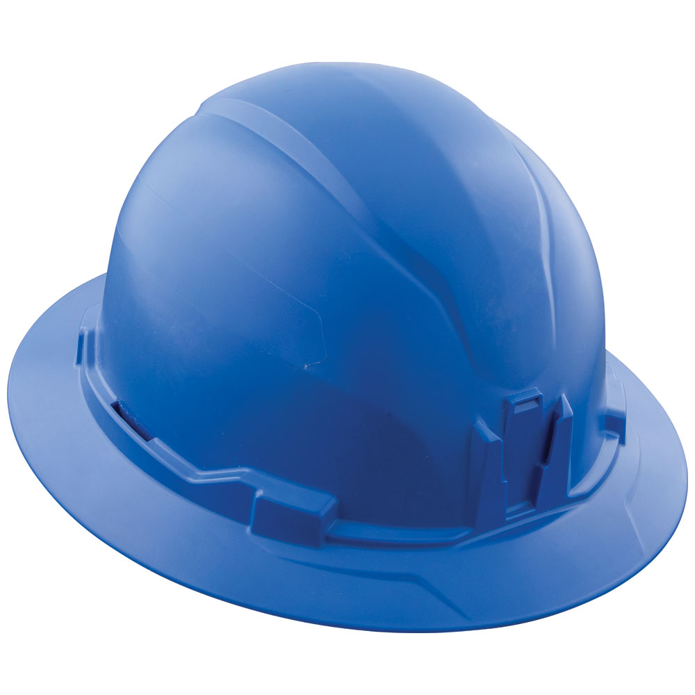 Klein Hard Hat, Non-Vented, Full Brim , Blue