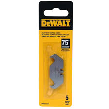 DEWALT 2-1/2 In Bi-Metal Utility Knife Blade For Roofing (5 Pack)