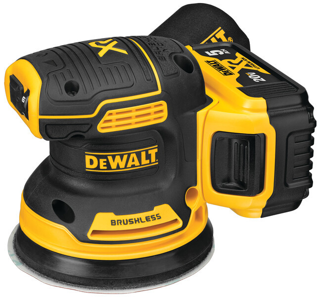 DEWALT 20V MAX* XR Brushless 5 in. Cordless Variable Speed Random Orbital Sander Kit (5.0 Ah Battery)
