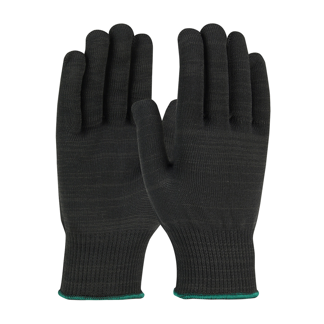 Kut Gard® 40-235BK Lightweight Cut Resistant Gloves, Size M, Black, ANSI A2