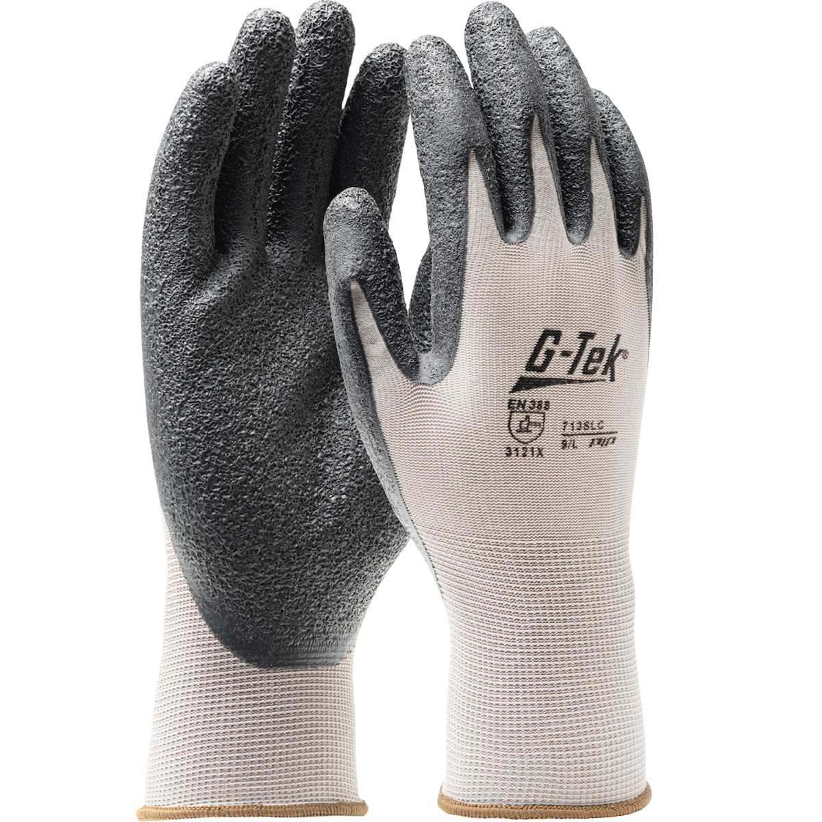 G-Tek® 713SLC  SeamlessGlove Coated, Size L, Gray