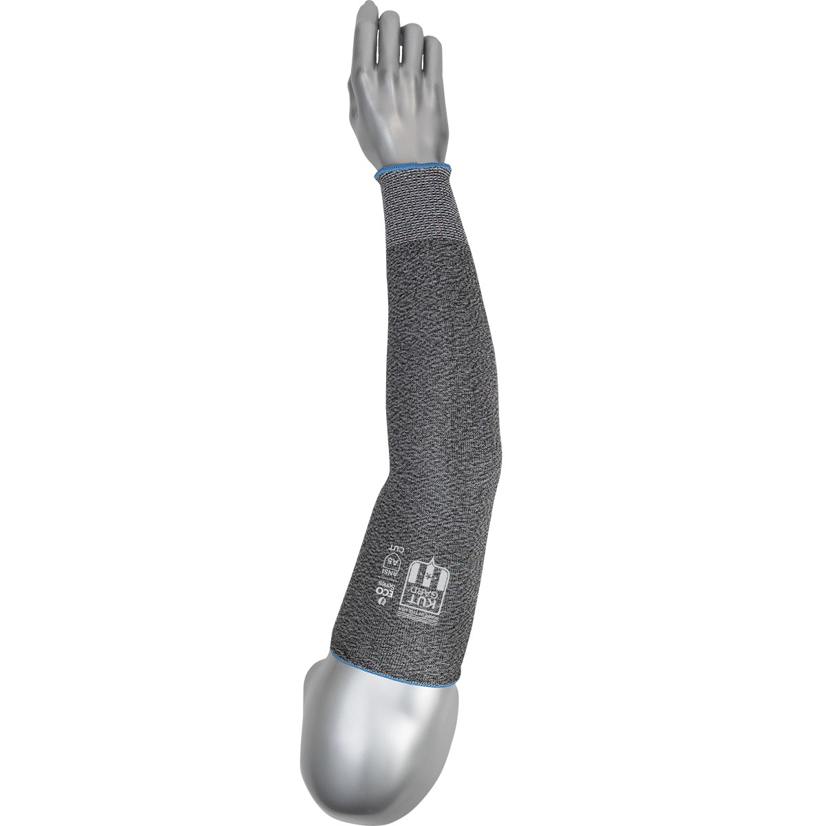 Kut Gard® ECOSeries™ S13ECO/PE5  Cut Resistant Sleeve, Size 18", Gray, ANSI A5