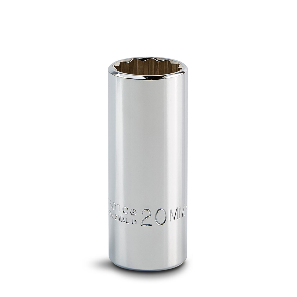 PROTO Skt 3/8 Dr 20Mm 12 Pt Dee