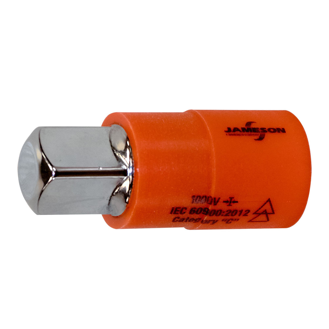 Jameson 1000V Insulated Socket Adapter, 1/2" drive x 3/8"