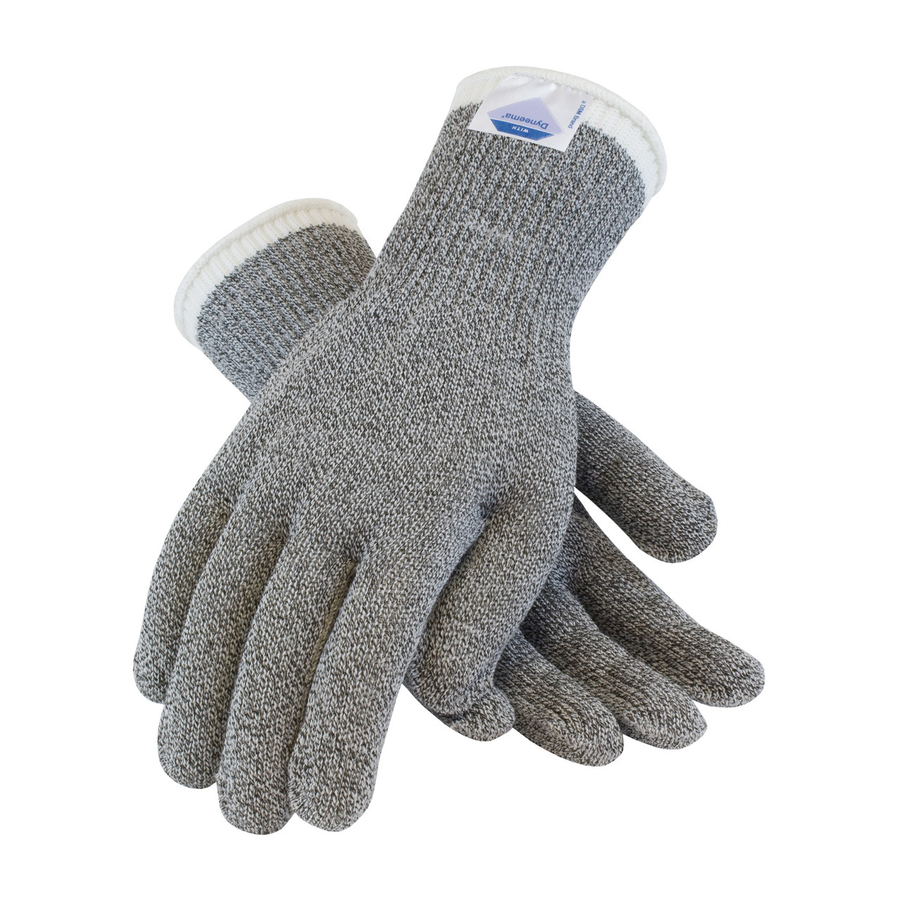 Claw Cover® 17-DA752 Medium Weight Cut Resistant Gloves, Size S, Gray, ANSI A6