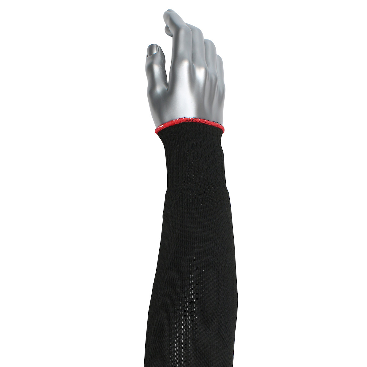 Kut Gard® S10HTP/2BK-NW-ES6  Cut Resistant Sleeve, Size 22", Black, ANSI A2