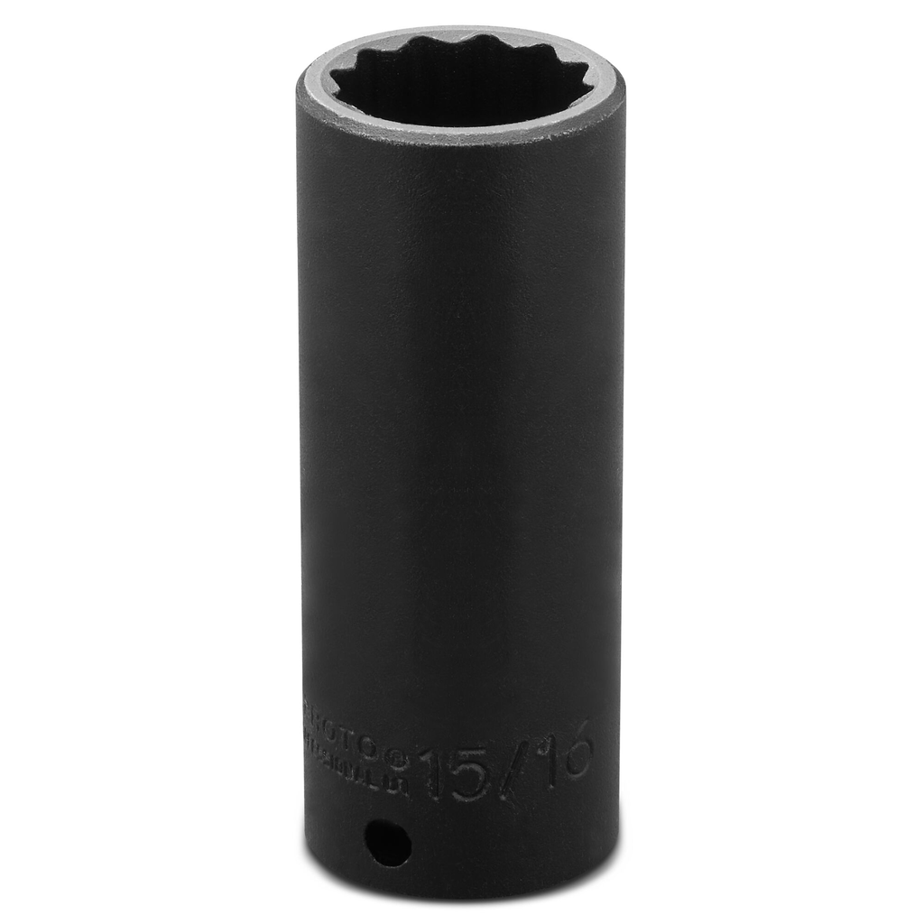 Proto® 1/2" Drive Deep Impact Socket 15/16" - 12 Point 1/ea