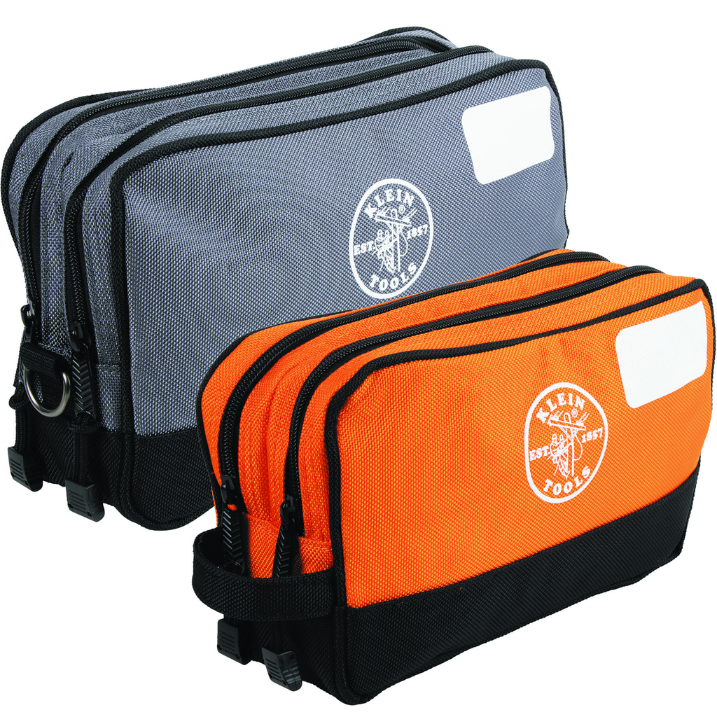 Double Zipper Tool Bag, 2-Pack