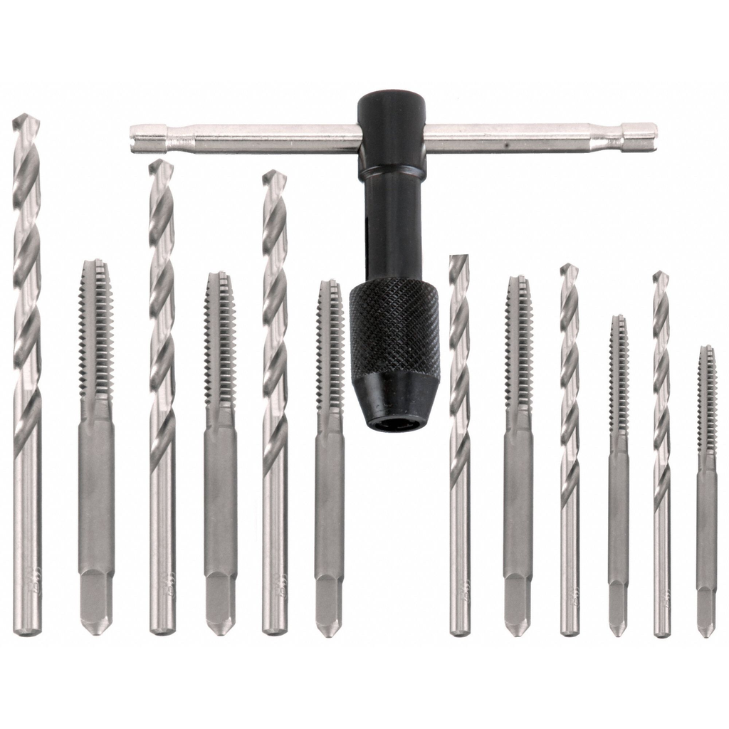 IRWIN DRILL BIT + TAP 13PC SET ALL-PURPOSE