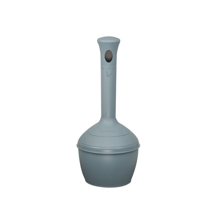 4 Gallon Plastic Outdoor Ashtray, Elite Smoker's Ceasefire®, Cool Gray - 268501