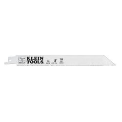 Klein 8" Reciprocating Saw Blades, 18 TPI, 5 Pk