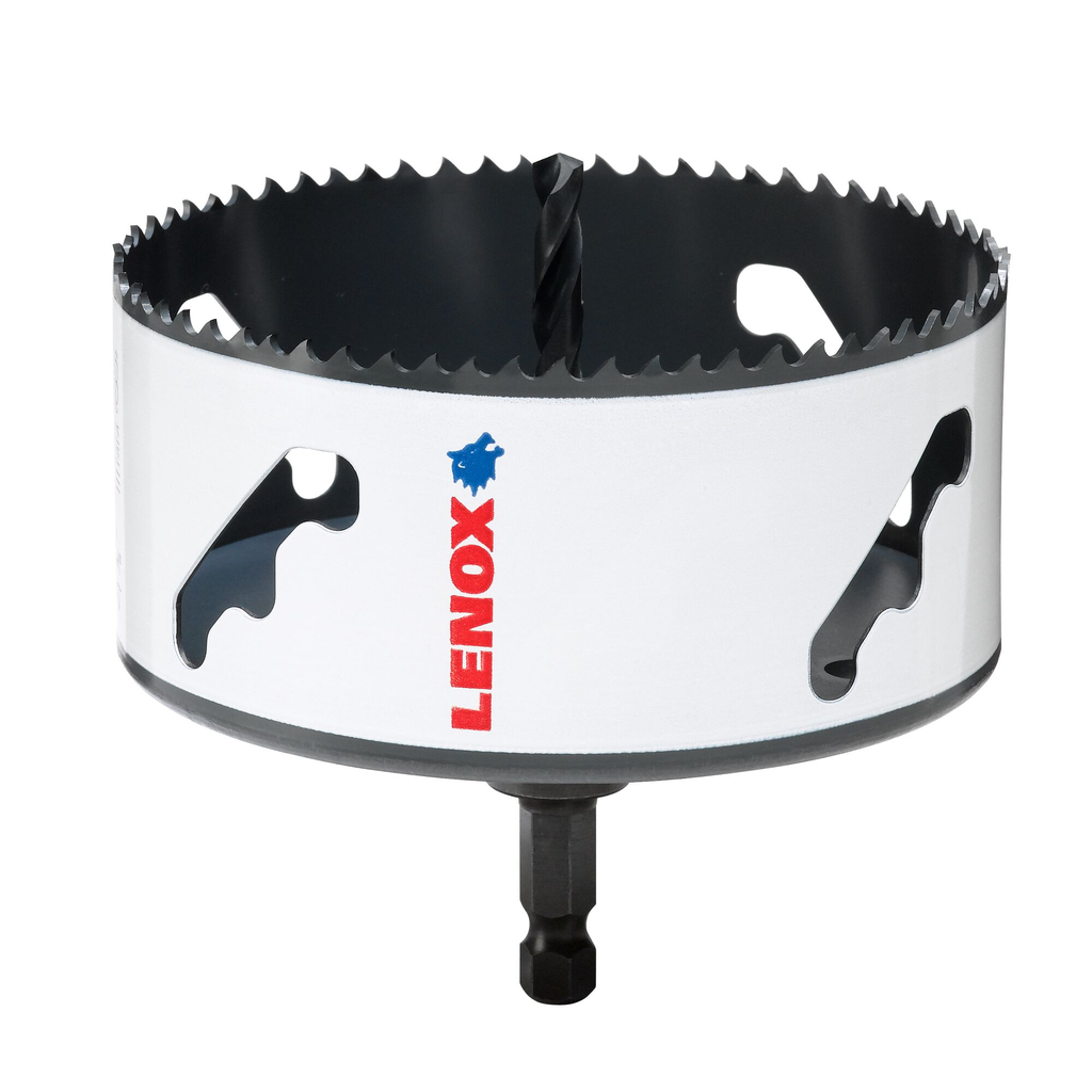 LENOX Hole Saw, Bi-Metal, Speed Slot, Arbored, 4-3/8-Inch