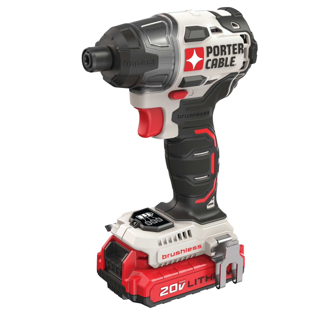PORTER CABLE 20V MAX 1/4IN BRUSHLESS IMPACT DRIVER