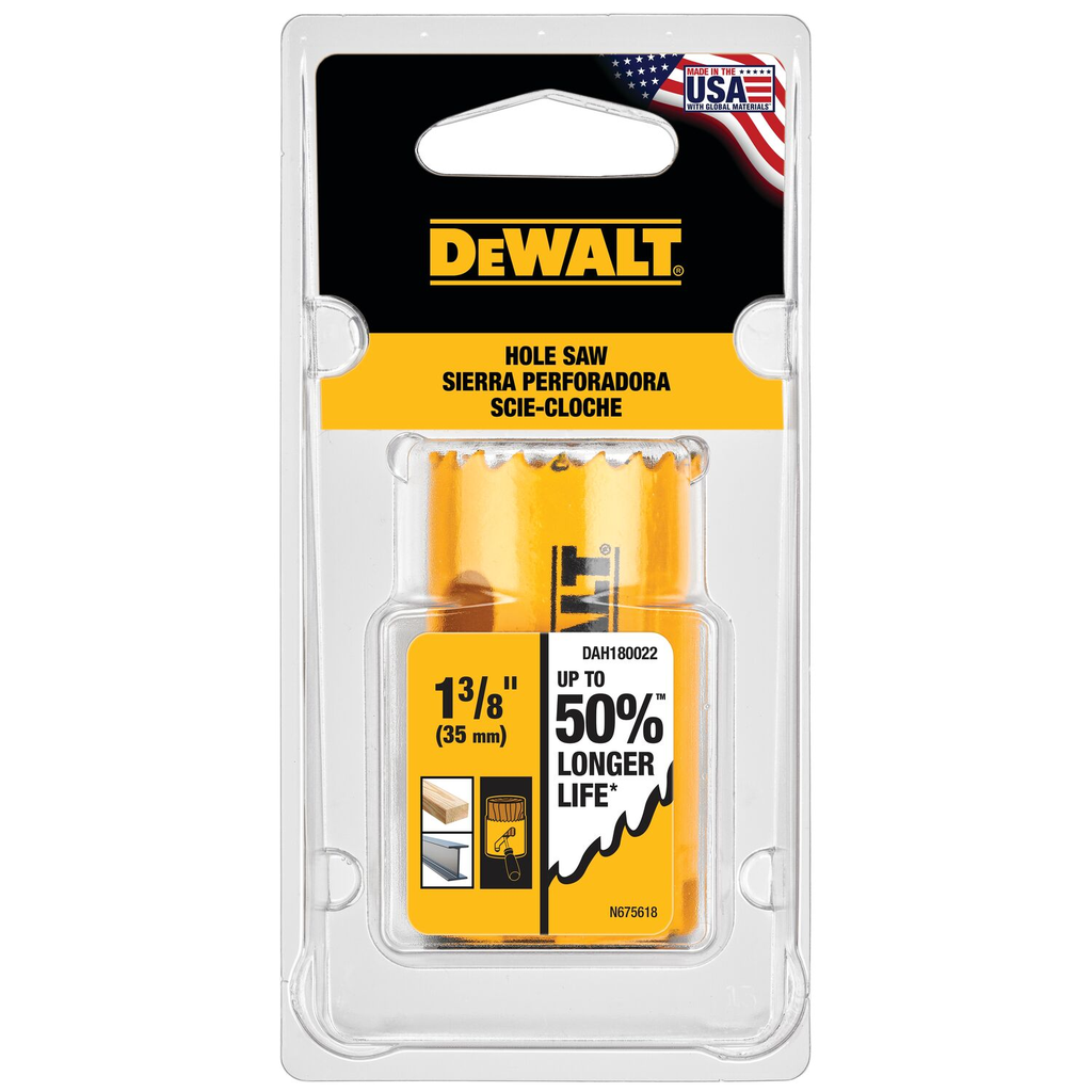 1-3/8 (35MM) BI-METAL HOLESAW