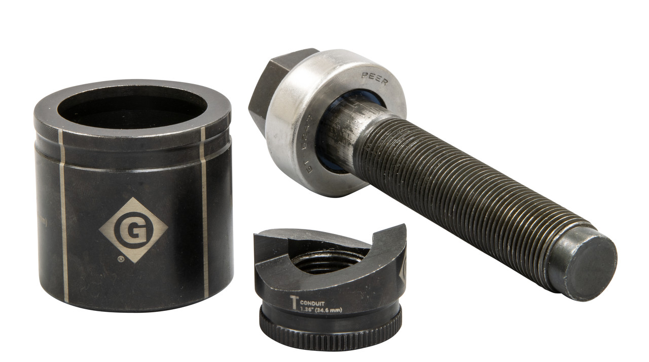 GREENLEE 1" Conduit Size Slug-Buster® Manual Knockout Set