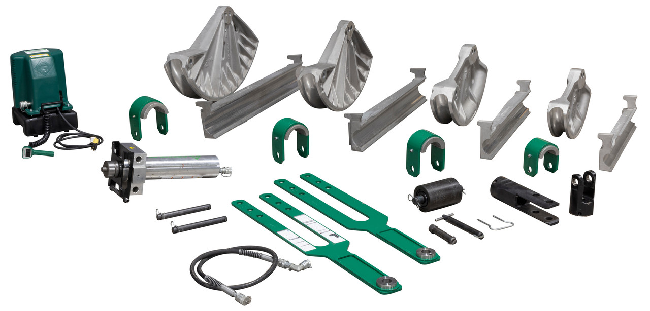 GREENLEE 881 Cam-Track® Bender for 2-1/2" - 4" with 980 Hydraulic Pump