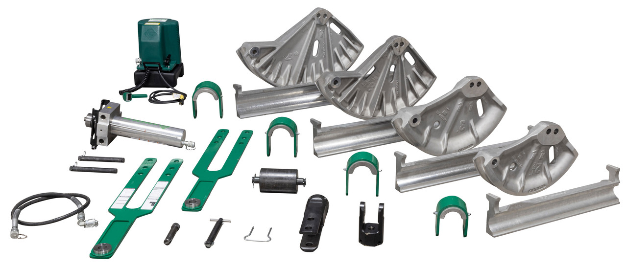 GREENLEE 881 Cam-Track® Bender for 2-1/2" - 4" with 980 Hydraulic Pump