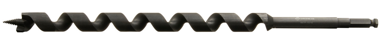 GREENLEE 15/16" x 18" Nail Eater® Extreme Black Utility Auger Bits