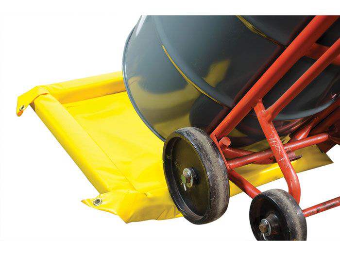 2' x 4' x 2", 10 Gallon Spill Capacity, Maintenance Spill Berm, Yellow - 28416