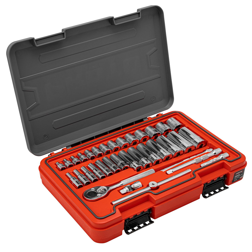 PROTO 3/8 Dr 34Pc Sae 6Pt