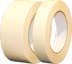 Electro-Tape 2"     (48 mm) x  60 yd Industrial Grade Masking Natural Rubber Adhesive 24/CS