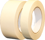 Electro-Tape 2" (48 mm) x 60 yd Industrial Grade Masking Natural Rubber Adhesive 24/CS