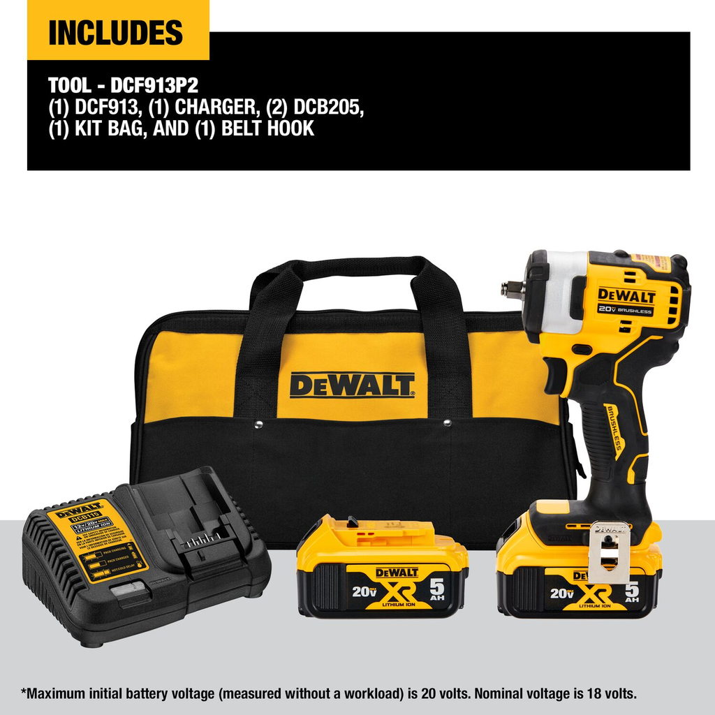 20V 3/8IN CMPCT IMP WRENCH KIT