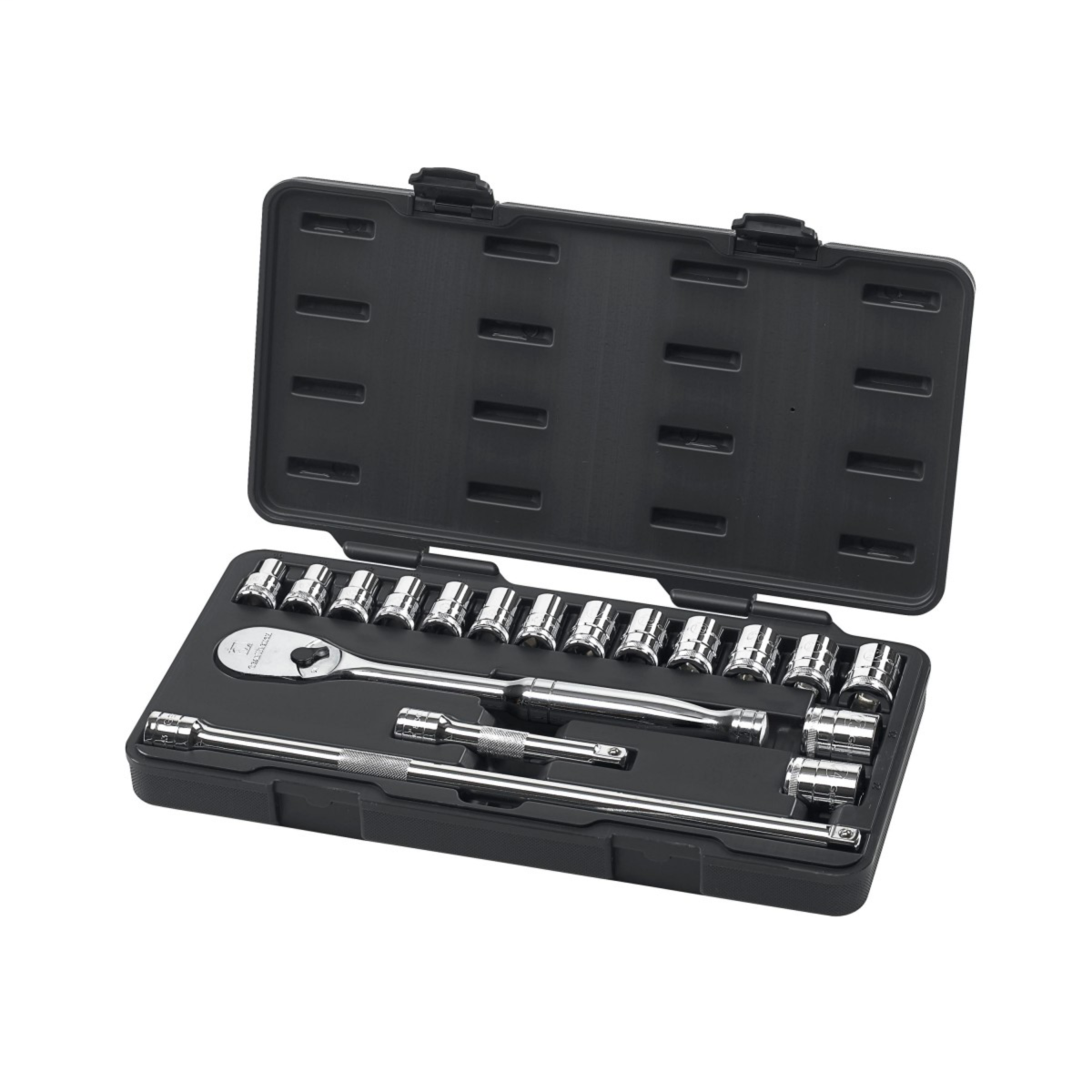 18 Pc. 1/2" Drive Metric Socket Set