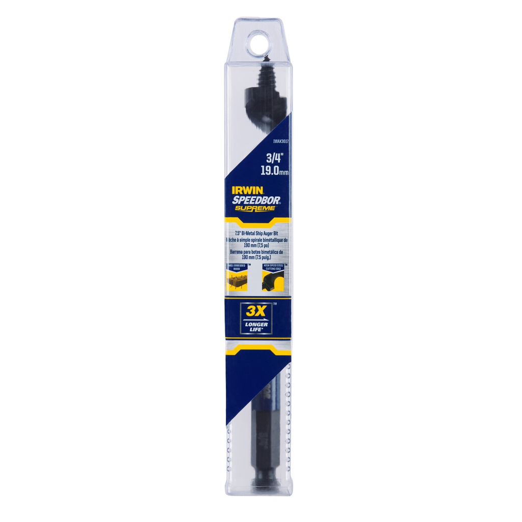 AUGER BIT 3/4IN X 7.5IN SPEEDBOR SUPREME