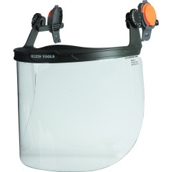 Face Shield, Full Brim Hard Hat, Clear