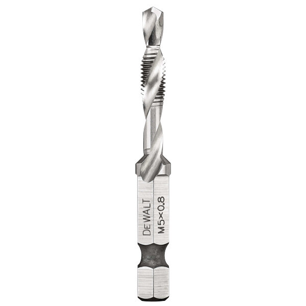 DEWALT Drill Tap Set, Impact Ready, 1/4-Inch, 5-Piece