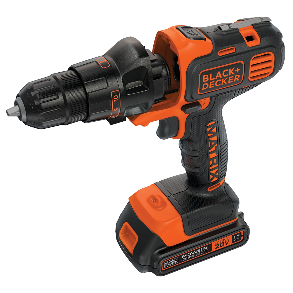 BLACK+DECKER B&D 20V LITHIUM MATRIX DRILL/DRIVER