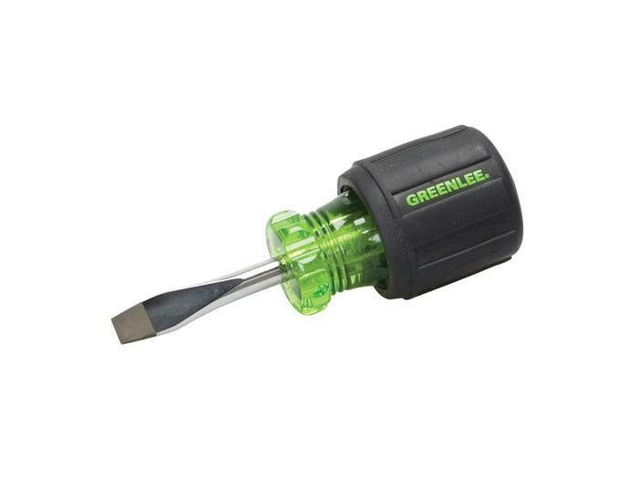 GREENLEE Round Shank 1/4" X 1-1/2" Flat Blade Screwdriver
