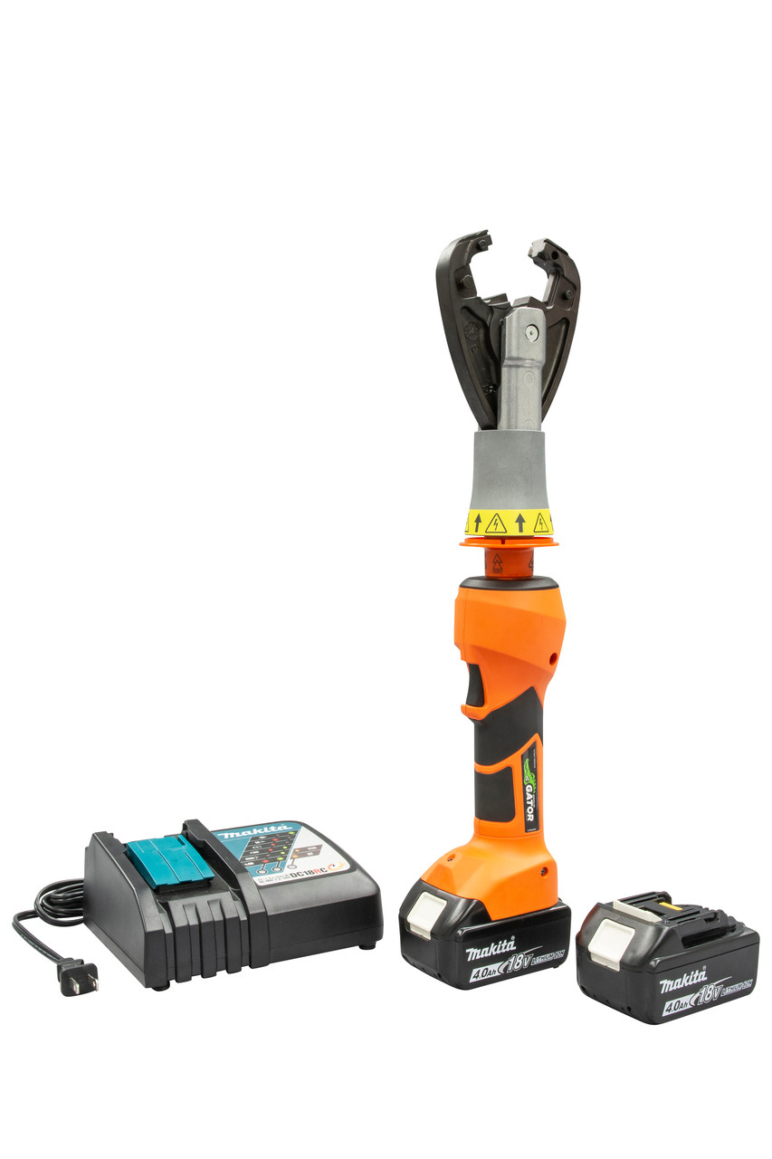 GREENLEE 6 Ton Insulated Crimper with CJK Head and 120V Charger