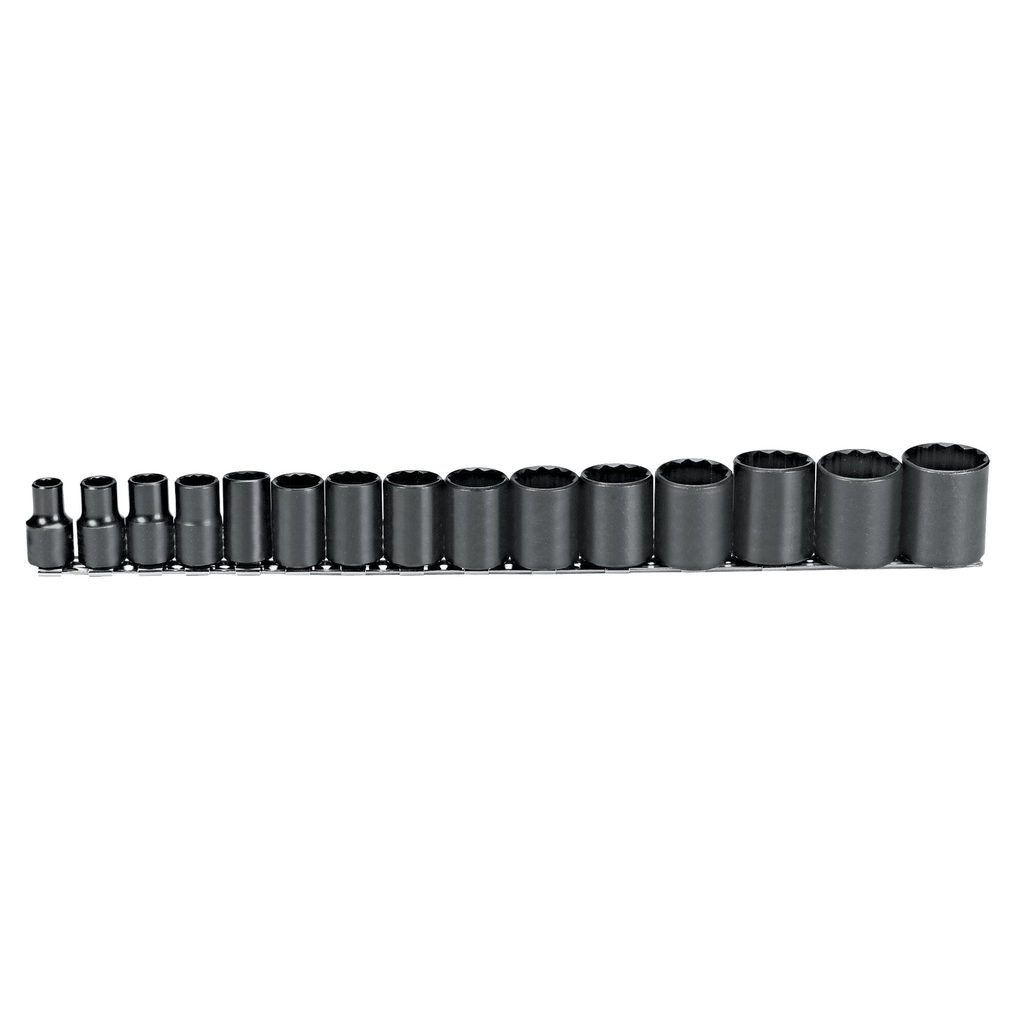 PROTO Set Skt 1/2 Dr 15 Pc Blac