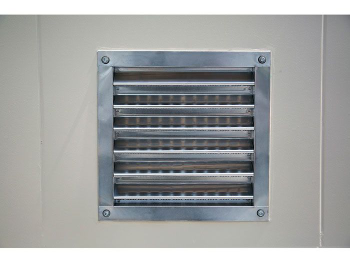12-Drum, Explosion Relief Panels, Non-Combustible Outdoor Safety Locker - 911121