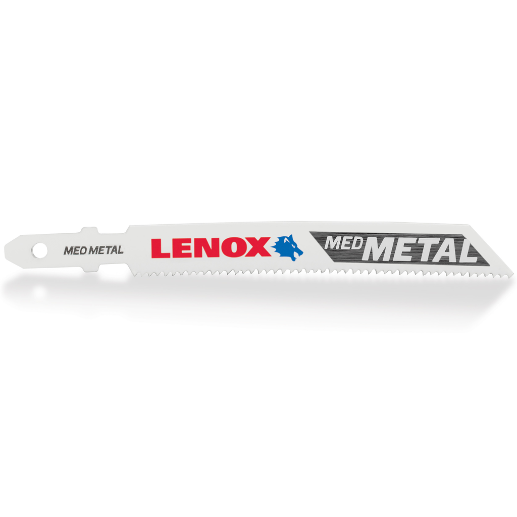 LENOX T-Shank Power Arc Medium Metal Cutting Jig Saw Blade, 3 5/8" X 3/8" 18 TPi, 3 Pack