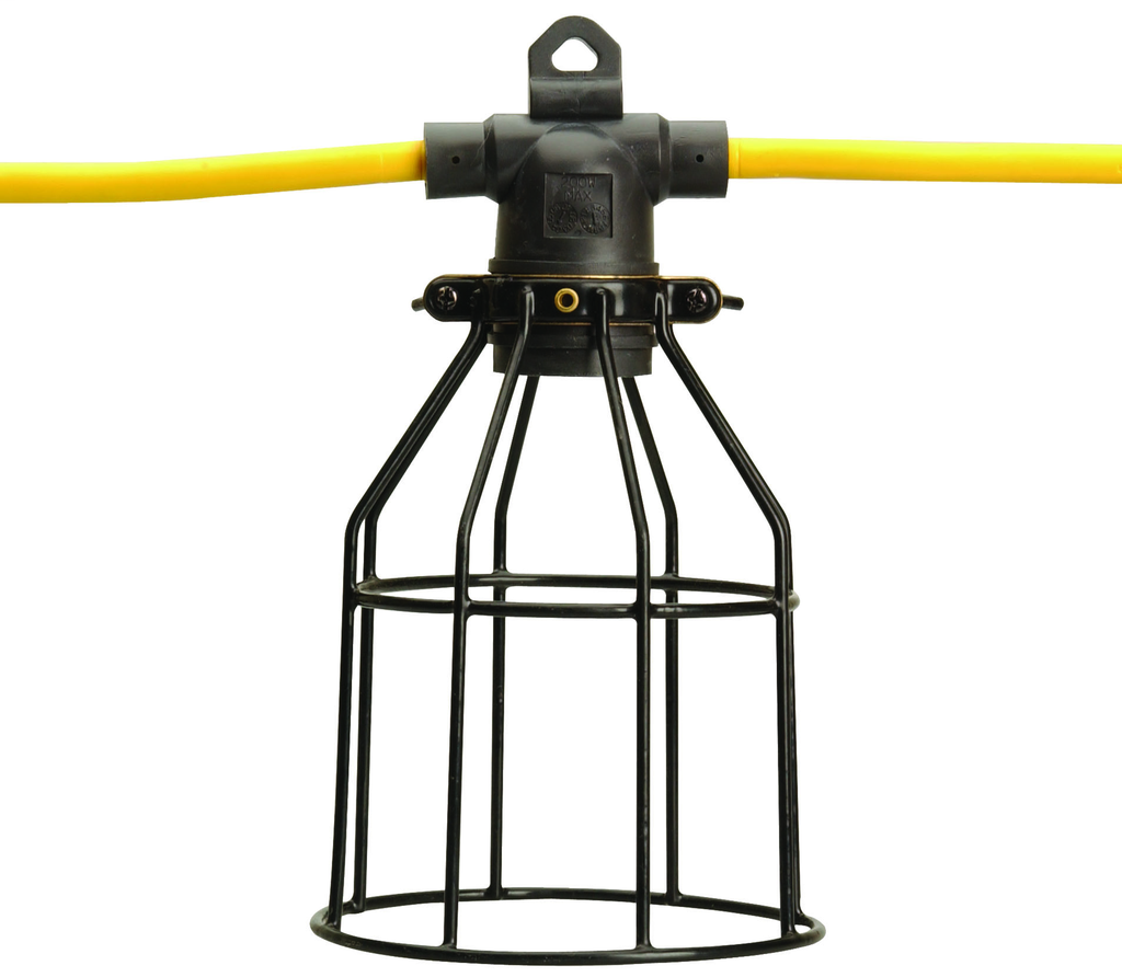 SOUTHWIRE 50' Coated Metal Cage String Light W/ 12/3 SJTW Cord 1/BX