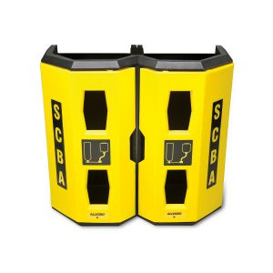 Allegro High-Viz Heavy Duty Dual SCBA Wall Case, Yellow