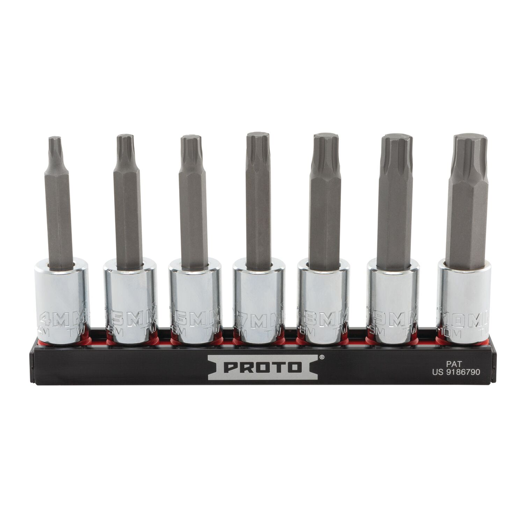 PROTO 7Pc Proto 3/8 Dr Adv Hex Skt Set Mm