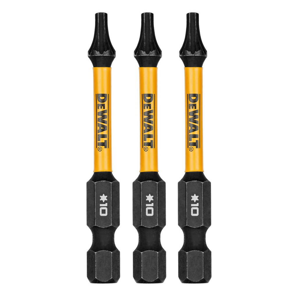 DW FLEXTORQ 3PK 2.25IN BITS FOR T10