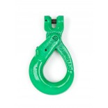 SELF LOCKING HOOK,3/8",CLEVIS,GR 100